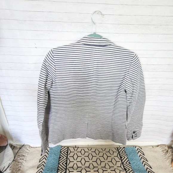 MADEWELL NAVY STRIPED BLAZER, SZ 2 - Picture 10 of 13